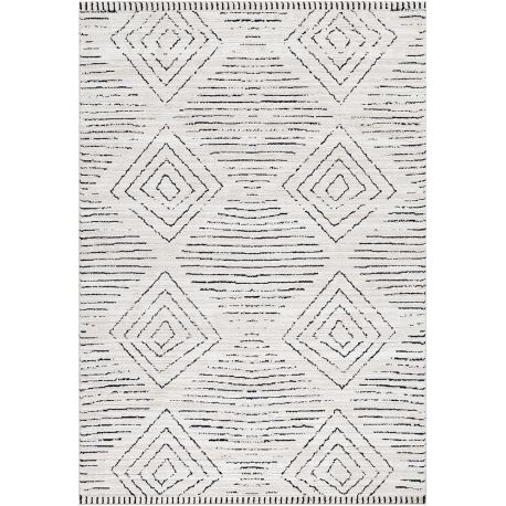 Tapis crème rectangle berbère ethnique Karavane