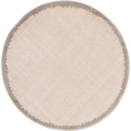 Tapis recyclé rond moderne intérieur Maho