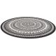 Tapis plat rond design intérieur et extérieur Heva