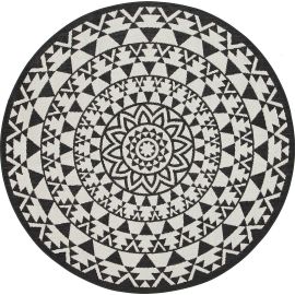 Tapis extérieur et intérieur rond plat design Bamako