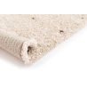 Tapis crème shaggy moderne Maell