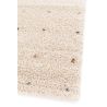 Tapis crème shaggy moderne Maell