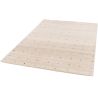 Tapis crème shaggy moderne Maell