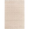 Tapis crème shaggy moderne Maell