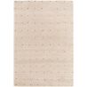 Tapis crème shaggy moderne Maell