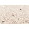 Tapis crème shaggy moderne Maell