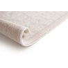 Tapis rectangle à courtes mèches vintage crème Dania