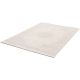 Tapis rectangle à courtes mèches vintage crème Dania