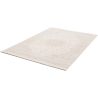 Tapis rectangle à courtes mèches vintage crème Dania