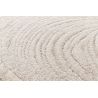 Tapis beige effet 3D moderne courbe Amel