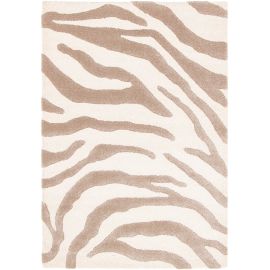 Tapis moderne motif zèbre rectangle Aloee