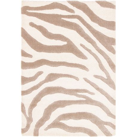 Tapis moderne motif zèbre rectangle Aloee