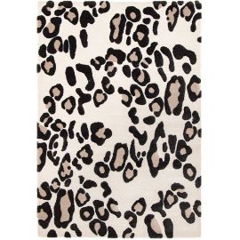 Tapis motif panthère moderne rectangle Talya