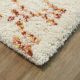 Tapis shaggy crème design Izem