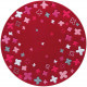 Tapis rond pour enfant rouge Bloom Field par Esprit Home