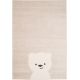 Tapis enfant effet 3D beige Apollo