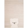 Tapis enfant effet 3D beige Apollo