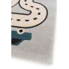 Tapis pour chambre enfant gris Juno