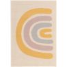 Tapis rectangle enfant crème Lovis