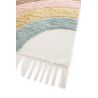 Tapis multicolore en coton enfant fait main Rainbow