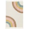 Tapis multicolore en coton enfant fait main Rainbow