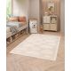 Tapis enfant effet 3D crème Lupo