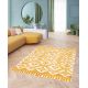 Tapis jaune intérieur et extérieur effet 3D ethnique Nelle