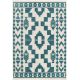 Tapis intérieur et extérieur bleu effet 3D ethnique Module