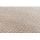 Tapis uni rayé à courtes mèches design Native