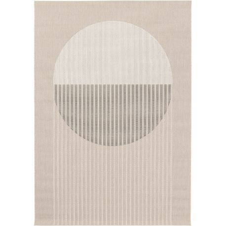 Tapis moderne plat intérieur et extérieur beige Herve