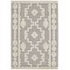 Tapis effet 3D style orient blanc Hadra