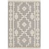 Tapis effet 3D style orient blanc Hadra