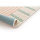 Tapis plat intérieur et extérieur moderne bleu Jennah