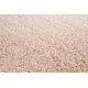 Tapis rectangle doux intérieur uni Nela