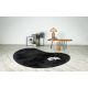 Tapis shaggy doux uni forme original Emy