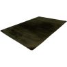 Tapis effet peau de mouton doux uni Rocco