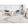 Tapis effet peau de mouton doux uni Rocco