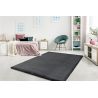 Tapis effet peau de mouton doux uni Rocco