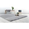 Tapis effet peau de mouton doux uni Rocco