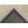 Tapis design doux rectangle rayé Runa