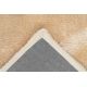 Tapis doux recyclé uni rectangle Karla