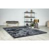 Tapis doux recyclé uni rectangle Karla