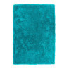 Tapis doux en polyester bleu turquoise Tango par Lalee