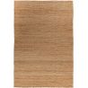 Tapis jute écologique naturel tissé plat Nela