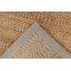 Tapis jute tissé plat écologique naturel Prima