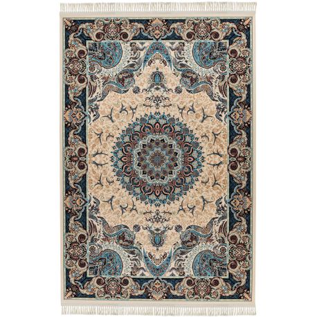 Tapis style orient avec franges Cosmo