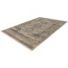 Tapis avec franges vintage rayé multicolore Pippa