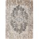 Tapis vintage avec franges rayé rectangle Marta