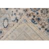 Tapis avec franges rayé vintage rectangle Jork