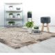 Tapis avec franges rayé vintage rectangle Jork